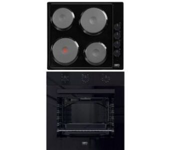 Bradlows Defy oven & hob combo dcb838/e black offer