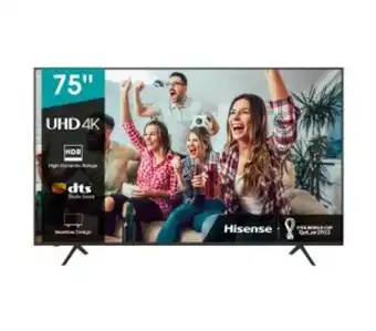 Bradlows Hisense 75-inch 4k uhd smart tv 75a6gs offer