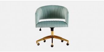 Coricraft Cece swivel chair in seafoam offer