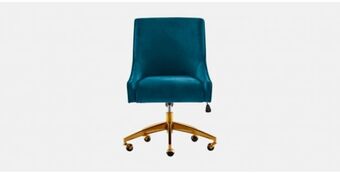 Coricraft Lenox swivel chair in teal offer