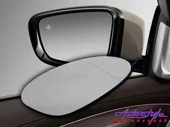 Replacement mirror glass for audi a3/a4/a5/a6/q3 (rhs drivers)