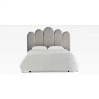 Sienna headboard queen in milly cement