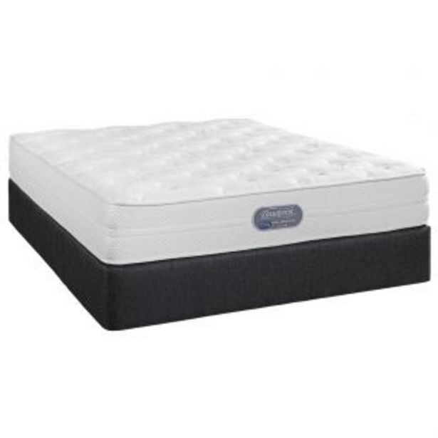 Simmons sova firm queen bed set extra length offer at Dial a Bed