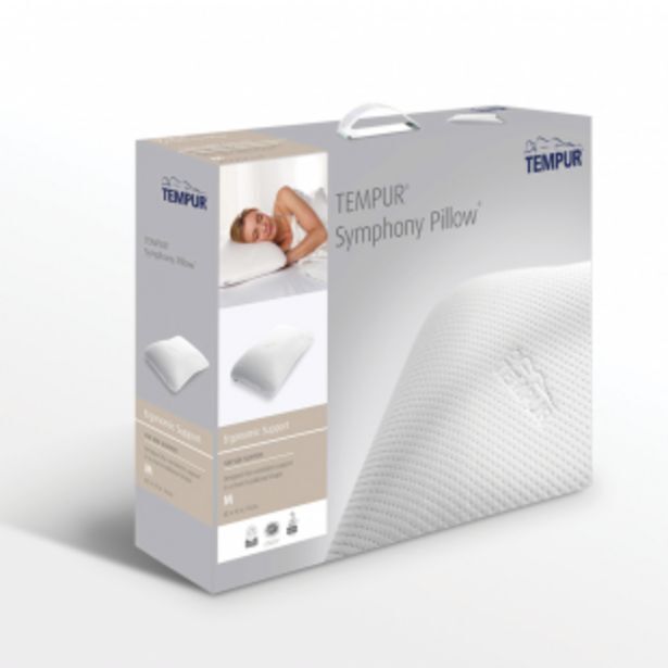 Tempur symphony pillow large offer at Dial a Bed