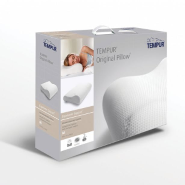 Tempur original pillow large offer at Dial a Bed