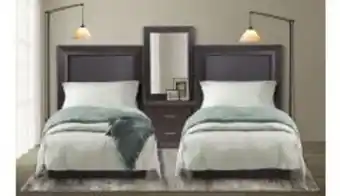 Sleepmasters Oliver twin bedroom suite offer