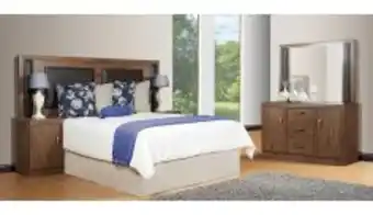 Tessa 2 piece bedroom suite, brown