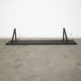 Weylandts Industrial wall shelf - oak ebony oil - large offer