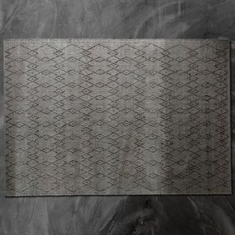 Diamond hemp carpet
