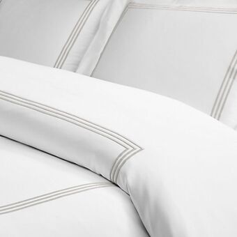 Whisper soft 400 thread count sateen egyptian cotton three line satin stitch duvet cover set