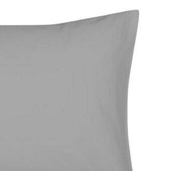 Whitehouse 144 thread count polycotton grey pillowcase offer
