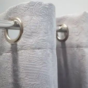 Whitehouse Home.life matelasse lined eyelet curtain offer