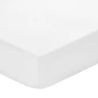 200 thread count 100% cotton white fitted sheet