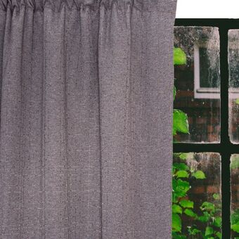 Home.life britannia self-lined dim out taped graphite curtain