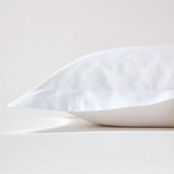 Whitehouse Whisper soft 500 thread count sateen egyptian cotton white oxford pillowcase offer