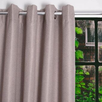 Whitehouse Home.life boulders self-lined dim out eyelet natural curtain offer