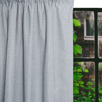 Home.life britannia self-lined dim out taped duck egg curtain