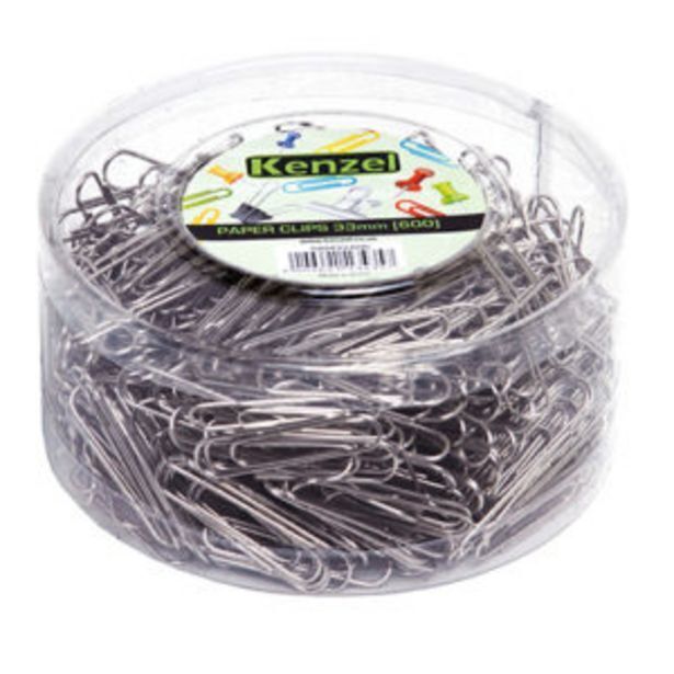 33cm 600pc nickel paper clips offer at CNA