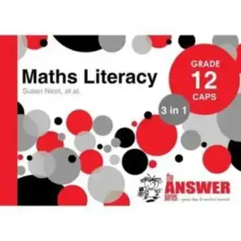 CNA Answer series grade 12 maths literacy 3 in 1 study guide offer