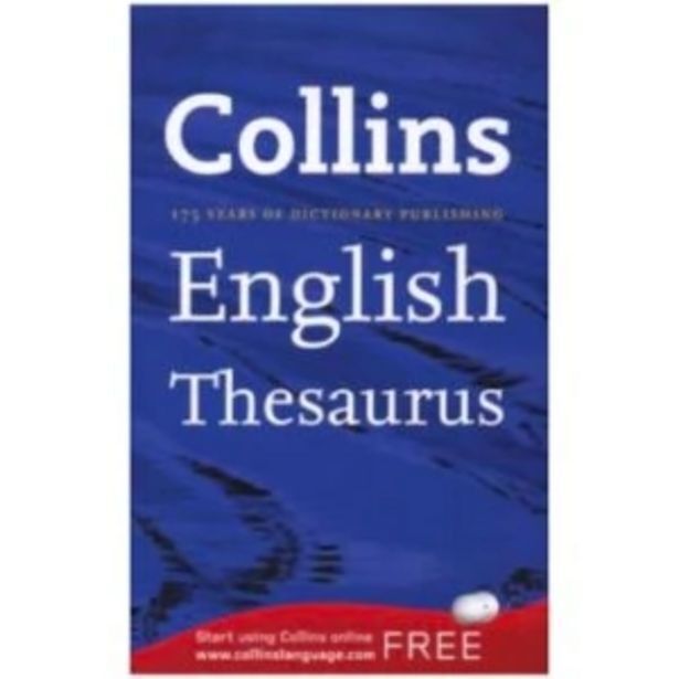 Collins english thesaurus offer at CNA