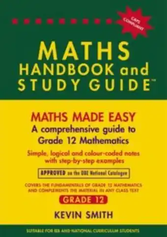 CNA Maths handbook and study guide,the:gr 12 offer