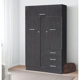 Romeo compact 3 drawer wardrobe