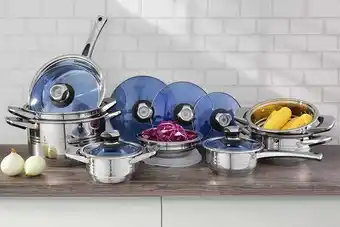 Lewis Gourmet gold 15-piece cookware set offer