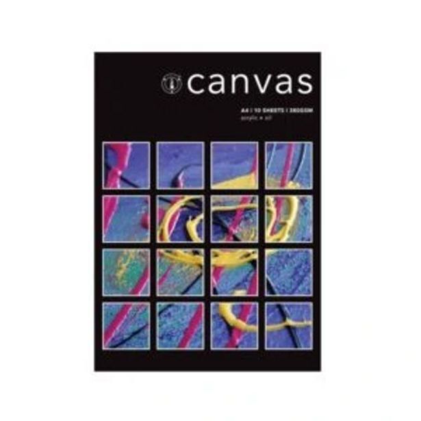Canvas pad a4 380gsm 10 sheet offer at CNA