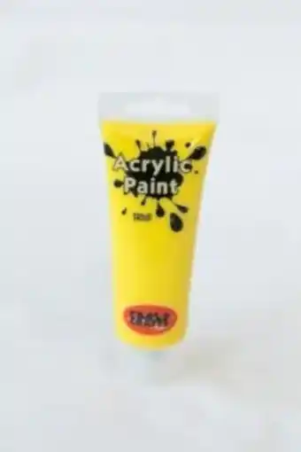 CNA Crazy crafts acrylic paint 75ml yellow offer