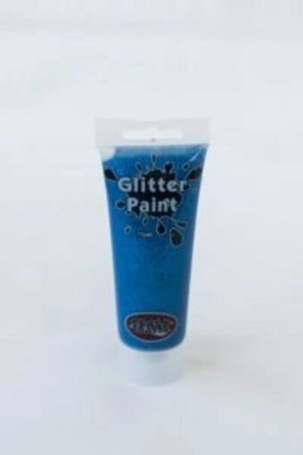 Crazy crafts glitter paint 75ml royal blue