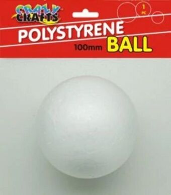 CNA Crazy crafts polystyrene balls round 100mm offer