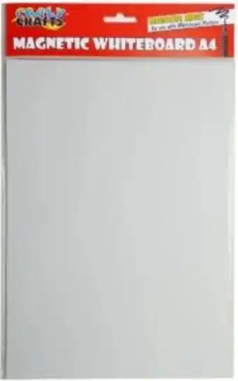 CNA Crazy crafts magnetic white board a4 offer