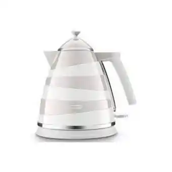 Adams Discount Centre Delonghi avvolta class kettle g-white, 1.7l offer