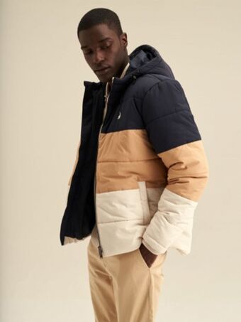 Polo Colourblock puffer jacket offer
