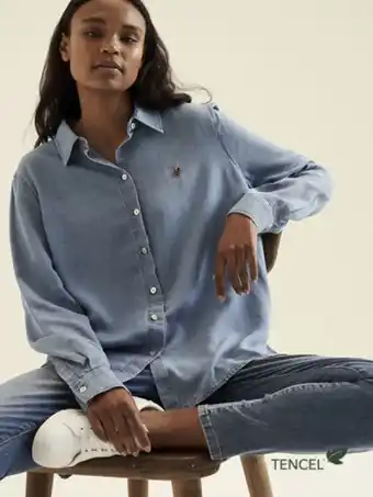 Polo Janet chambray painters shirt offer