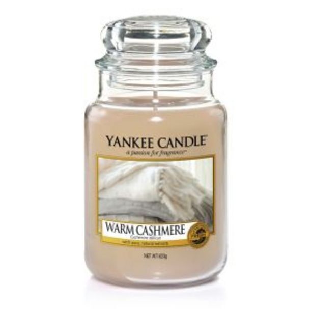 Yankee candles warm cashmere lrg offer at Adams Discount Centre