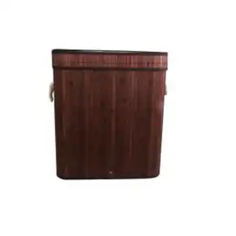 Laundry basket double brown