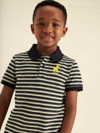 Polo Boys striped golfer offer
