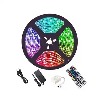 Andowl led lights for bedroom – 5m color changing rgb strip lights