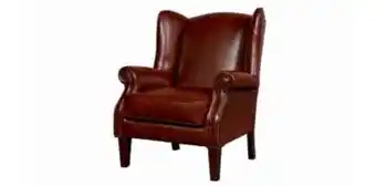 Rochester Lancaster leather chair, shuduli cigar brown offer