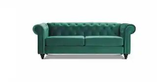 Rochester Charlietown 3 seater couch, green offer