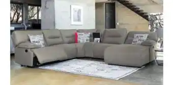 Rochester Tuscan 6 piece corner lounge suite, taupe offer
