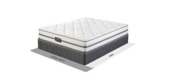 Simmons aurelia 152cm (queen) medium bed set