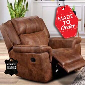 Discount Decor Canterbury recliner full leather offer