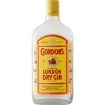 Prestons Gordon’s london dry gin (1x750ml) offer