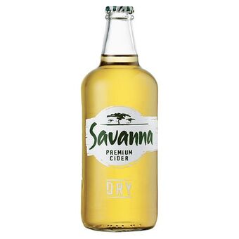 Prestons Savanna dry premium cider non-returnable bottle (12x 500ml) offer