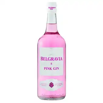 Prestons Belgravia pink london dry gin (1x750ml) offer