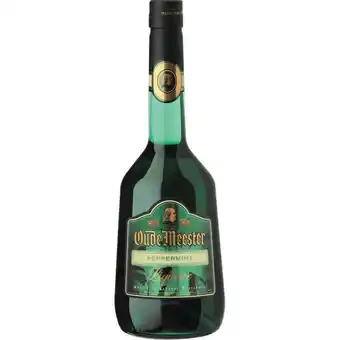 Oude meester peppermint liqueur (1x750ml)