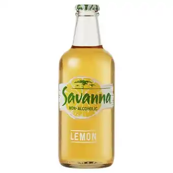 Savanna non-alcoholic lemon cider non-returnable bottle (24x 330ml)