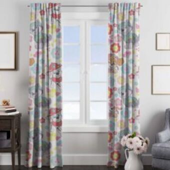Lined curtain – paw patrol girls